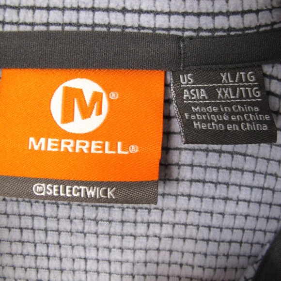 Merrell 1/4 Zip Select Wick Gray Long Sleeve‎ Pullover Women's Size XL - Picture 4 of 11
